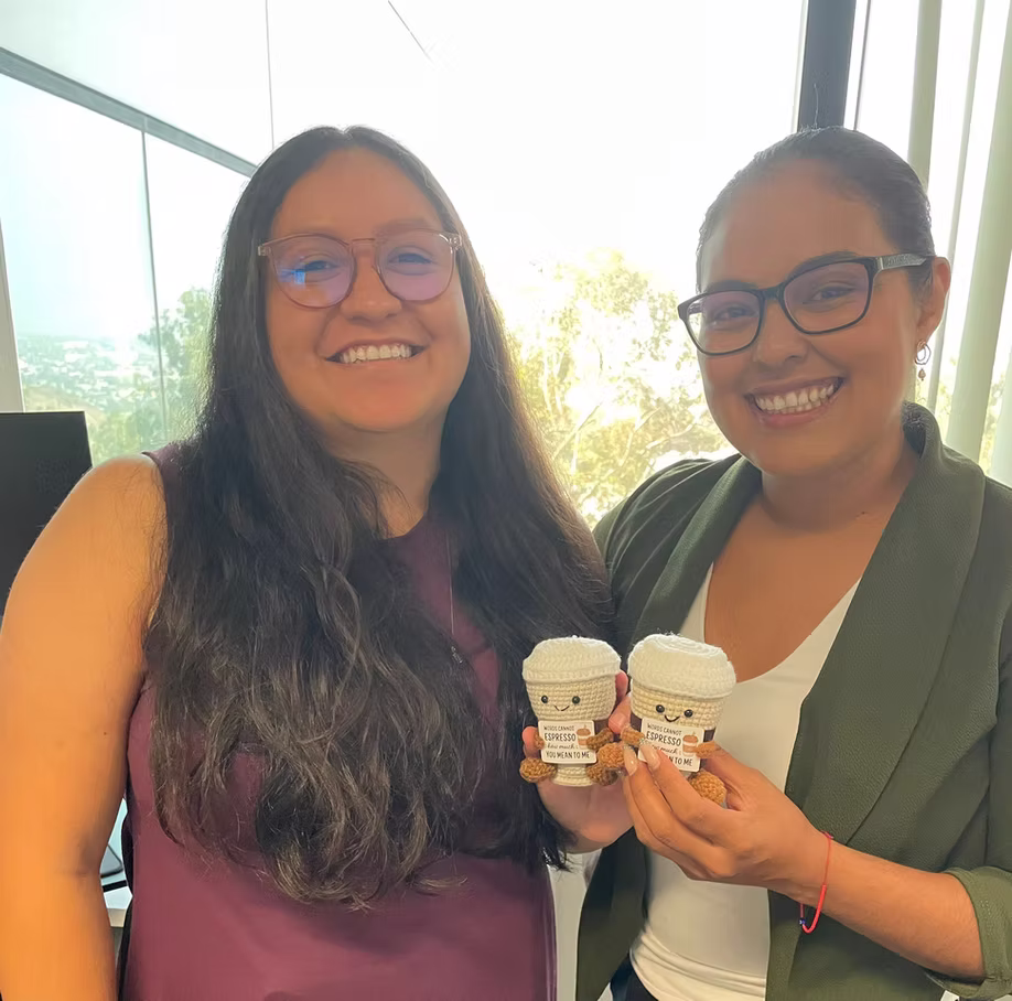 PSS staff at a team event